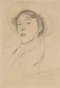 Portret van Vernon Lee, 1889