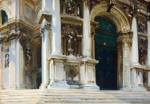 Santa Maria della Salute in Venetië, 1909 door John Singer Sargent