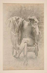 Zittende figuur door John Singer Sargent