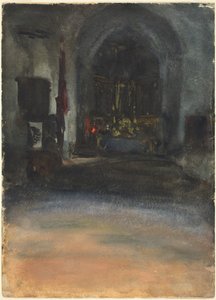 Interieur van een Spaanse Kerk, c. 1880