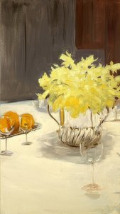 Stilleven met narcissen. Circa 1885-95 door John Singer Sargent