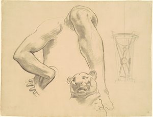Studies voor Klassieke en Romantische Kunst, ca. 1921 door John Singer Sargent