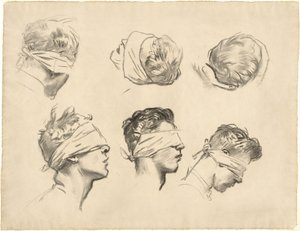 Studies voor "Gassed" door John Singer Sargent