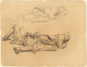 Studies voor Gassed, 1918-1919