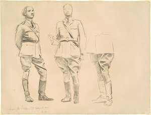 Studies voor Generaals van de Eerste Wereldoorlog, 1920-1922