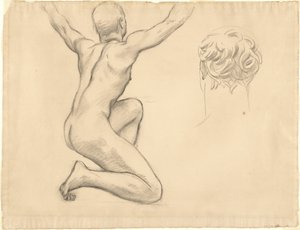 Studies voor De onthulling van de waarheid door John Singer Sargent