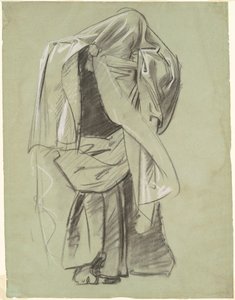 Studie voor "Fries van profeten" door John Singer Sargent
