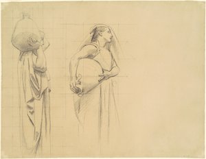 Studie voor "De Danaïden" door John Singer Sargent