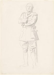 Studie van Generaal Louis Botha voor "Generaal Officieren van de Eerste Wereldoorlog"