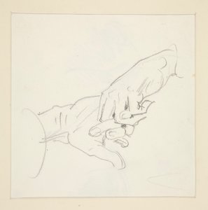 Studie van handen door John Singer Sargent