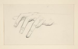 Studie van een Hand door John Singer Sargent