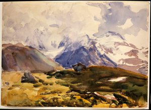 De Simplon, ca. 1910 door John Singer Sargent