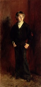 De late Majoor E.C. Harrison als jongen door John Singer Sargent