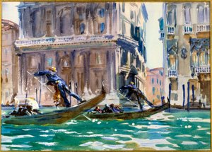 Zicht op het Canal Grande in Venetië