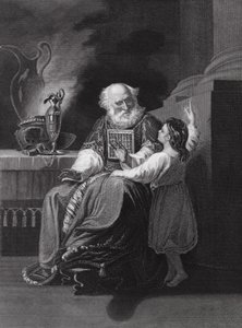 Samuel voor Eli (gravure)