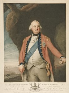 De Zeer Edele Charles Marquis Cornwallis, pub. 1798 door John Singleton (after) Copley