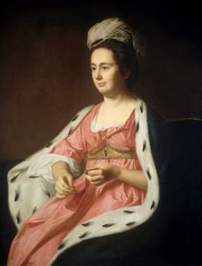 Abigail Smith Babcock Mevrouw Adam Babcock door John Singleton Copley