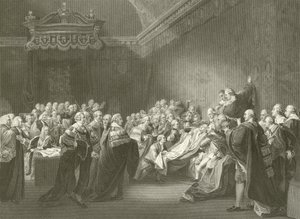 De dood van de Graaf van Chatham door John Singleton Copley