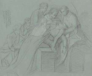 Studie voor de Centrale Groep in de Dood van de Graaf van Chatham