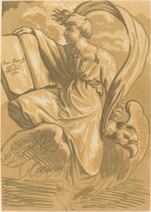 Sint Jan de Evangelist door John Skippe after Parmigianino