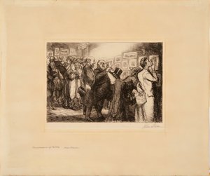 Kunstkenner van Prenten door John French Sloan