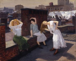 Zondag, Vrouwen die hun haar drogen