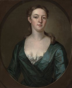 Portret van een vrouw (Judith Colman Bulfinch?) door John Smibert