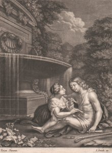 Venus Weert Adonis van de Jacht door John Smith