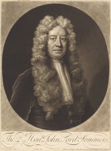 John Lord Sommers door John Smith after Jonathan Richardson, Sr.