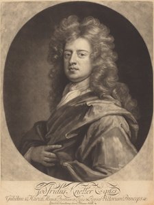 Godfrey Kneller door John Smith after Sir Godfrey Kneller
