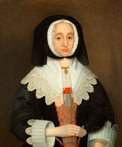 Mevrouw Lucy Hutchinson, c.1643 door John Souch