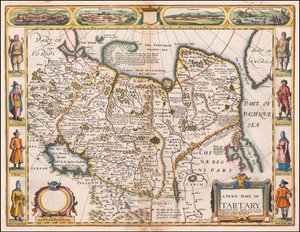 1626 kaart van Tartarije door John Speed