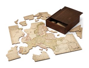 Europa verdeeld in zijn Koninkrijken, ca.1766