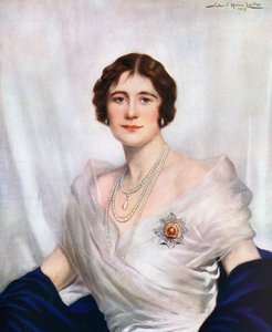 Kroningsportret van koningin Elizabeth, de koningin-moeder in 1937