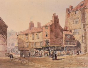 Huizen, King Street, nabij de Black Gate door John Storey