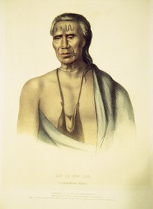 Portret van Lap-pa-win-soe, 1837 (handgekleurde litho)