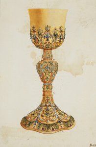 Een kelk in de schatkamer van Sint-Pieter, Rome