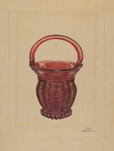 Ornamenteel klein mandje, ca. 1936