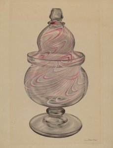 Suikerpot met deksel, c. 1936 door John Tarantino