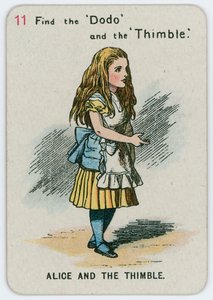 Alice en de vingerhoed door John Tenniel