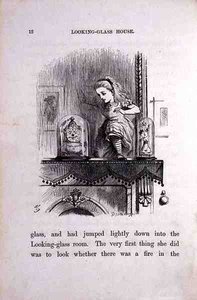 Alice in de Spiegelkamer, illustratie uit 
