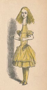Alice met een lange nek