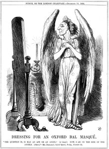 Benjamin Disraeli, Britse conservatief, cartoon uit Punch, 1864 door John Tenniel