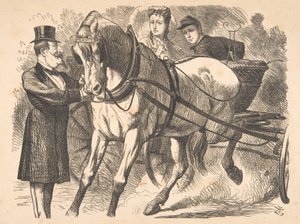 Easing the Curb Punch, 24 juli 1869, 1869 door John Tenniel
