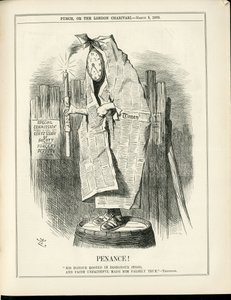 Illustratie van John Tenniel in Punch door John Tenniel