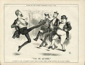 Illustratie van John Tenniel (1820-1914) in Punch door John Tenniel