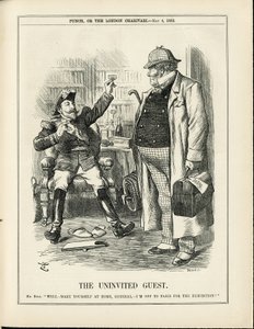 Illustratie van John Tenniel (1820-1914) in Punch door John Tenniel