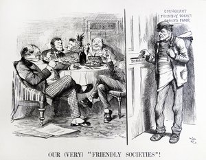 John Tenniel cartoon getiteld 