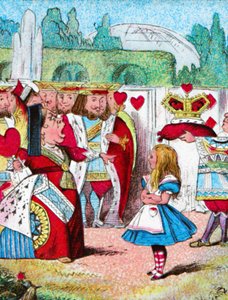 Kop eraf! Alice en haar Rode Koningin, c1910 door John Tenniel