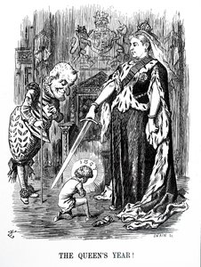 Diamanten Jubileum van Koningin Victoria door John Tenniel